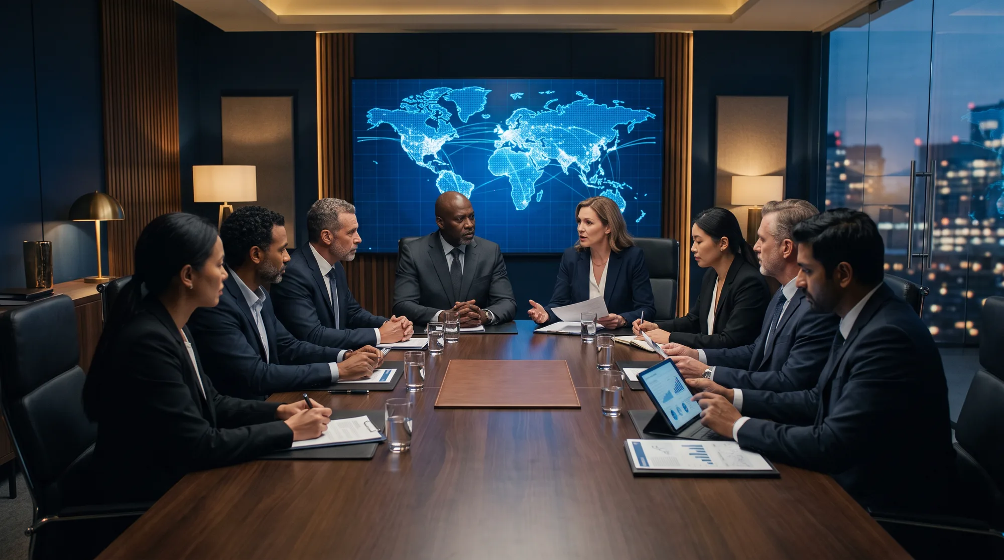 Government and public-sector boardroom